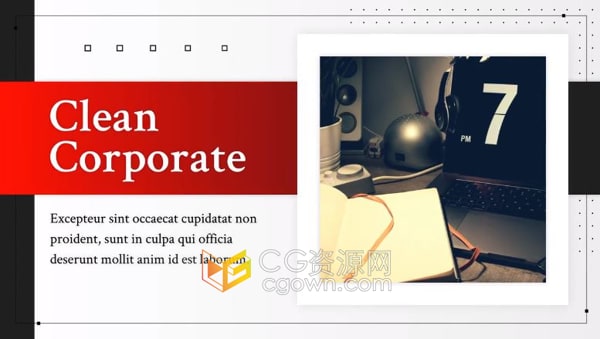 AE模板-几何图形玻璃擦拭效果展示现代公司会展宣传片