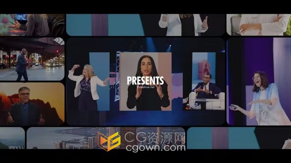 商业活动宣传片公司会议企业研讨会it活动启动会预告视频-AE模板