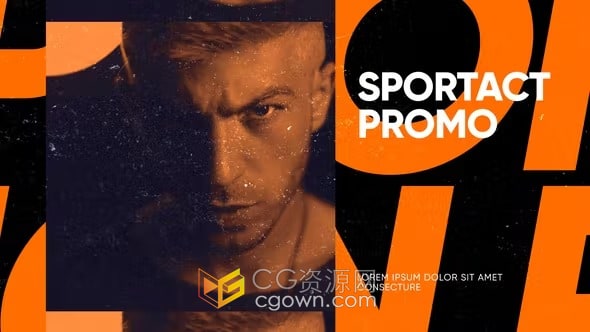 体育运动宣传片头篮球拳击极限健身介绍视频开场-AE模板