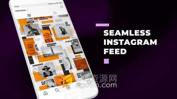 社交媒体小视频介绍品牌动态信息资料效果动画-AE模板