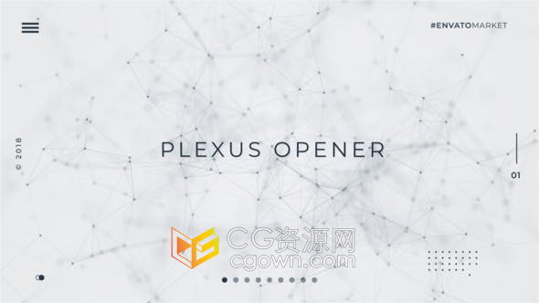 IT网络技术互联网连接高科技产业宣传片头介绍视频制作-AE模板