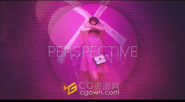AE模板-优雅视差效果时尚照片透视幻灯片Perspective Slideshow