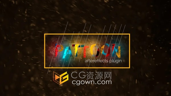 Pattoon Texturing Plugin v1.6 AE图层纹理贴图映射动画插件