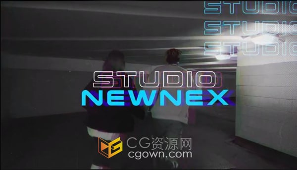 动感活力比赛活动预告时尚个性设计师品牌宣传短片AE模板