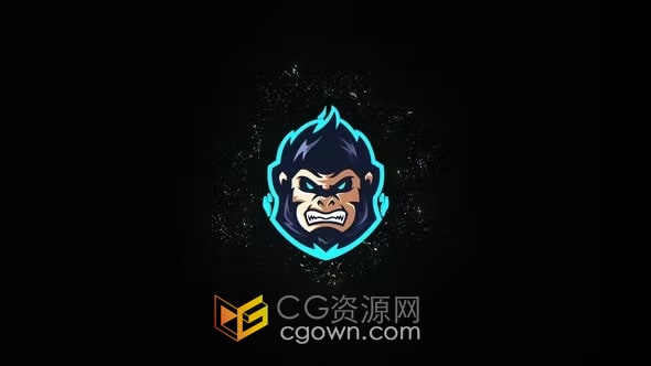 魔法漩涡烟雾粒子特效LOGO动画效果视频-AE模板