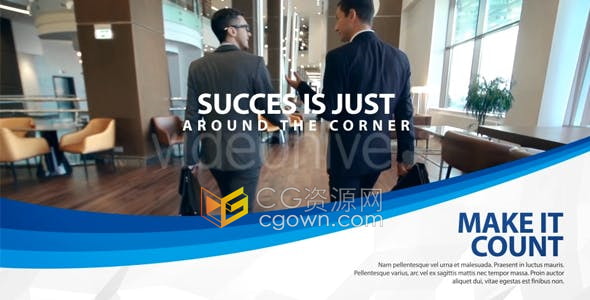 公司宣传片AE模板企业品牌介绍商业合作服务演示介绍时间线视频