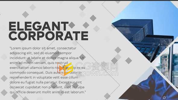 AE宣传视频模板企业品牌公司业务客户服务时间线优雅幻灯片