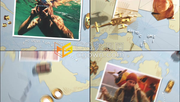 旅行社旅游网站酒店票务服务公司假期广告国际旅行度假宣传片-AE模板下载