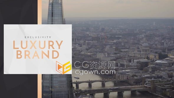 Corporate AE模板简洁企业商务公司宣传片视频动画制作