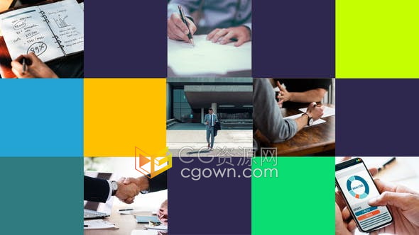 数字企业峰会开场视频AE模板公司介绍宣传片制作