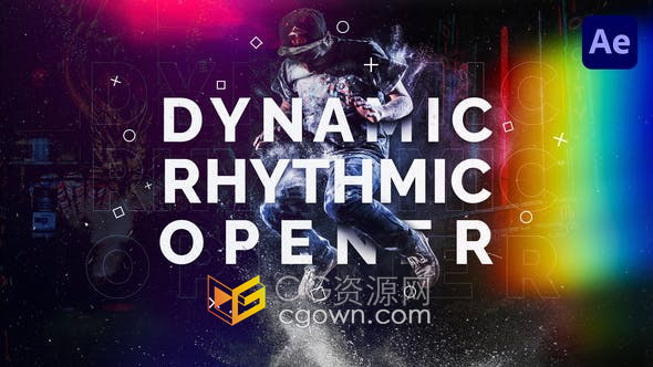 Dynamic Rhythmic动态节奏开场短片充满魅力奢华视频动画-AE模板