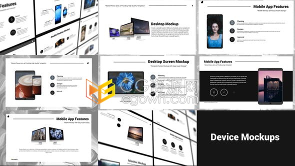 Apple产品宣传片动画手机ipad智能手表电脑设备模型广告视频制作-AE模板下载