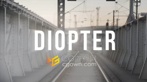 Diopter v1.04 Win/Mac AE插件光线折射模糊朦胧效果工具