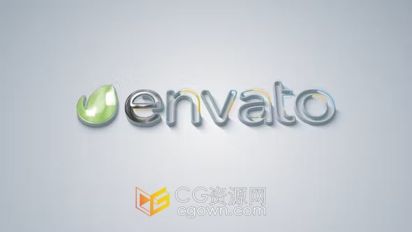 线条生成勾勒出标志轮廓LOGO动画视频-AE模板下载