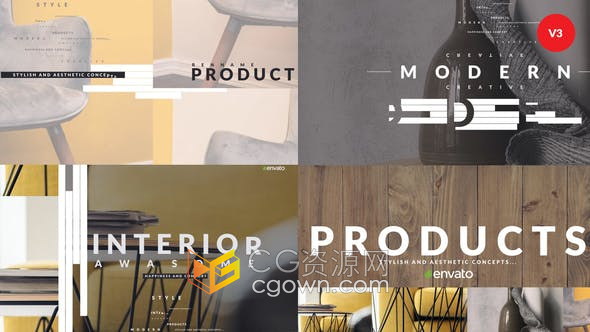 Product Promo设计产品渲染图展示动画宣传介绍视频-AE模板