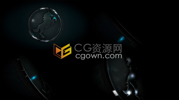 Element 3D v2制作优雅光泽闪亮LOGO动画奢侈品标志宣传视频-AE模板下载