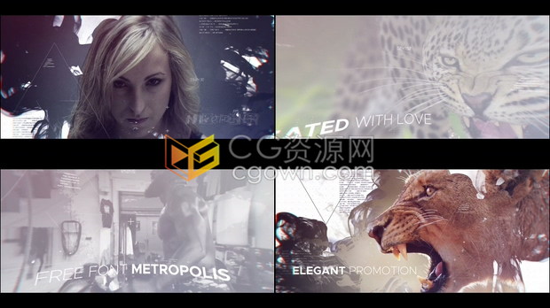 大气水墨创意风格宣传片舞蹈家艺术介绍视频动画制作-AE模板免费下载