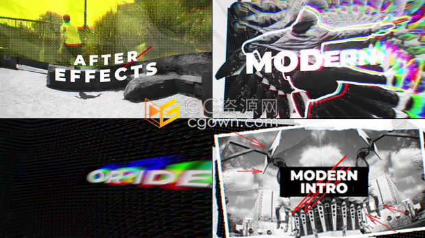 适合体育活动旅游视频博客商业时尚音乐节简短介绍宣传视频片头-AE模板免费下载