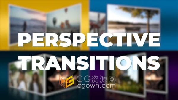 AE模板-立体透视角度切换过渡效果免费下载