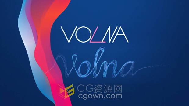 AE插件Volna v1.3高级笔画笔触动态线条路径描边绘制生长动画