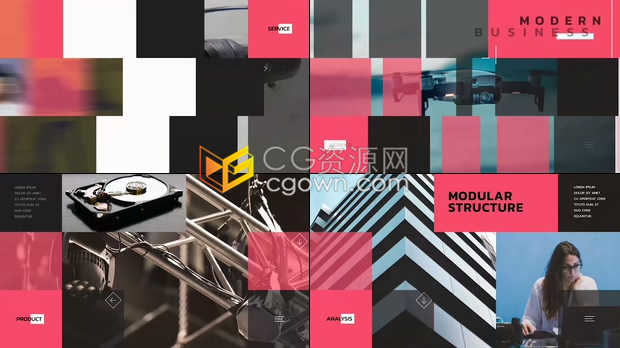 公司企业宣传活动介绍商务产品推广技术演示服务幻灯片视频-AE模板免费下载