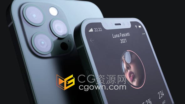 AE模板-App Promo应用程序演示视频iPhone 12 Pro展示UI设计动画