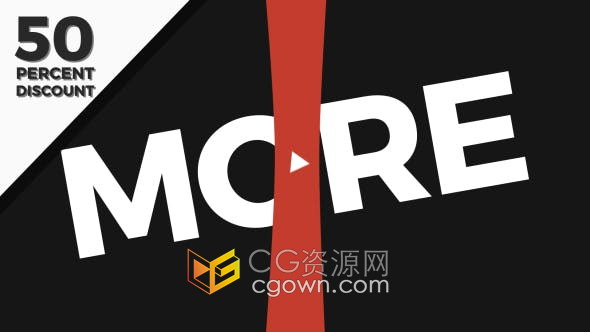 AE模板-视频包装设计字幕文字标题动画图形视频转场