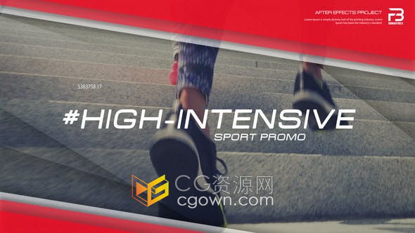 AE模板-锻炼运动体育赛事健身房宣传介绍视频Sport Promo