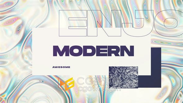 AE模板-时尚旅行视频博客vlog介绍宣传片头短片Modern Urban Intro