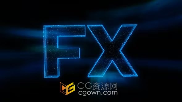 创新技术标志介绍科技片头AE模板LOGO动画
