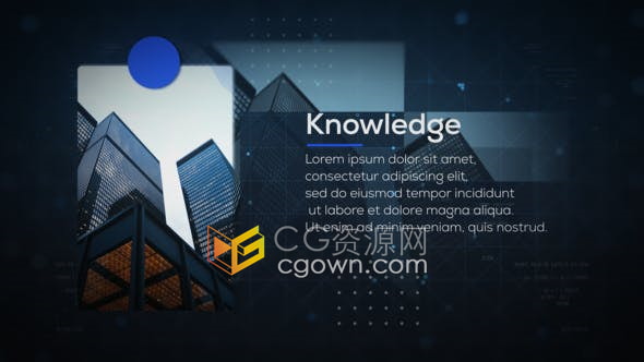 演讲企业发展历史AE模板信息互联网公司宣传片视频