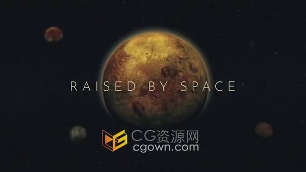 大气宇宙空间星球背景科技主题教育电影视频介绍AE模板