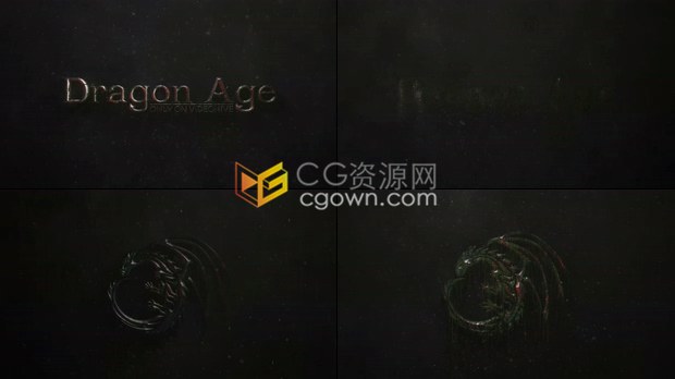 古代冒险金属锈文字标题LOGO烟雾特效视频片头制作-AE模板免费下载