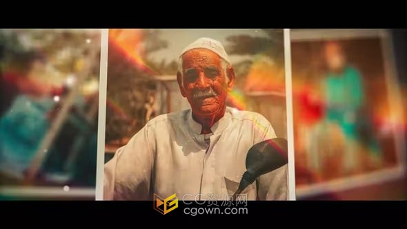 Cinematic Photo SlideshowAE模板制作视频相册