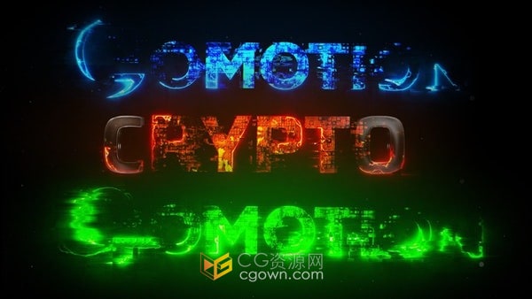 未来感效果技术故障标志技术视频片头-AE模板下载