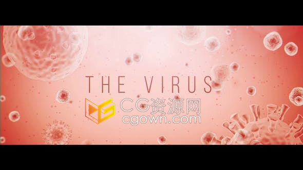 新型冠状病毒介绍视频战胜疫情宣传纪录片简介视频武汉加油-AE模板下载