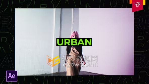 派对音乐音乐会城市现代介绍动感开场视频片头AE模板