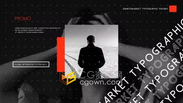 AE模板套用动感开场介绍视频片头动画制作带视频教程