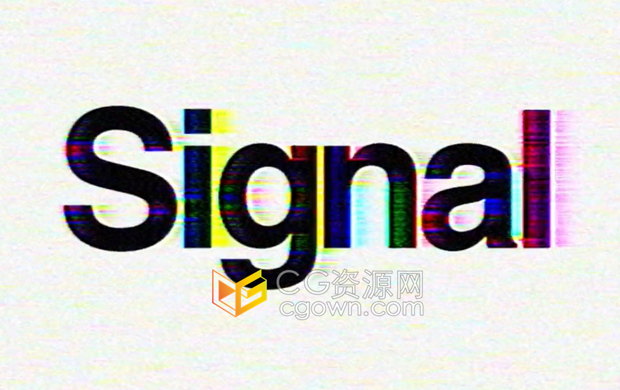 Signal v1.1 AE插件制作老电视雪花噪点故障毛刺干扰特效视频