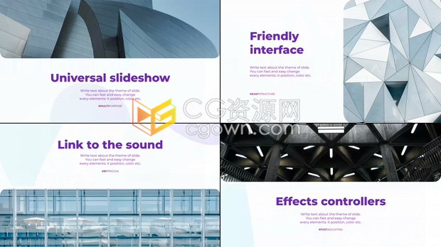 彩色液体流动图形动画商务公司时尚优雅企业现代简约演示文稿宣传视频-AE模板下载