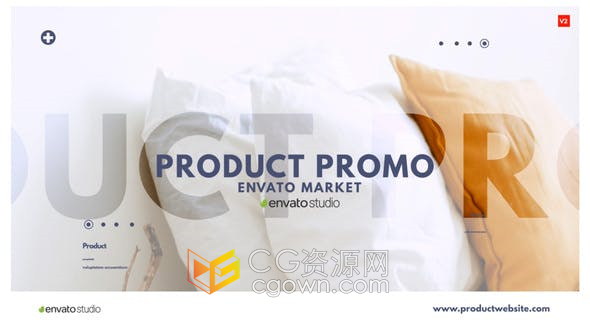 AE模板-品牌产品介绍视频室内设计酒店房地产宣传幻灯片