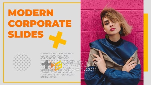 干净实用现代企业幻灯片时尚品牌在线营销公司活动宣传视频AE模板