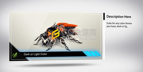 AE模板下载明亮风格展示图片介绍文字动画企业商务宣传视频制作