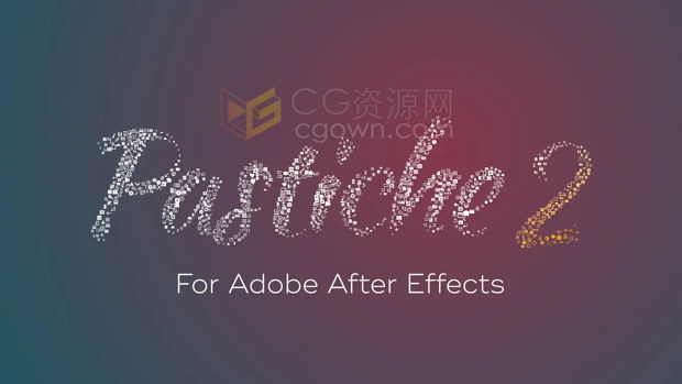 AE插件-Pastiche v2.0 Mac/Win图形元素拼贴图案动画效果制作