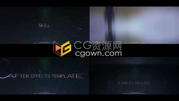 4K动作电影宣传开场视频文字标题快速预告片-AE模板下载