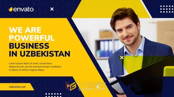 建筑宣传片业务推广商业论坛广告-AE视频模板