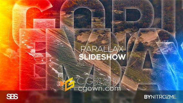 AE模板-创意文字字母遮罩视觉动画启发性幻灯片宣传视频