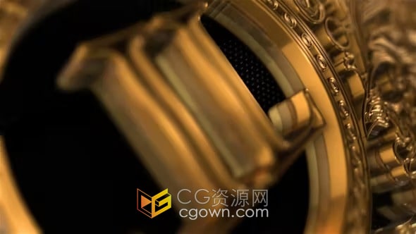 皇家金属贵族边框标志LOGO动画-AE模板