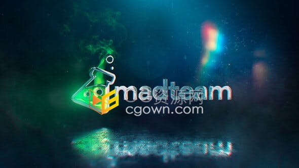 AE模板下载金属光泽质感反光三维LOGO标志片头动画视频制作