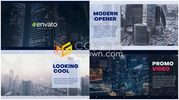 服务行业公司介绍企业产品业务演示动画酒店旅游在线推广视频效果-AE模板下载